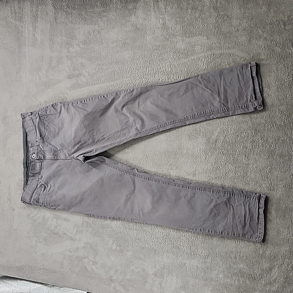 Member's Mark Men's 32/32 Mason Straight Fit 5 Pocket Twill Pant Grey